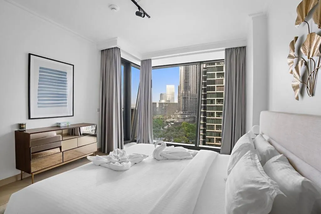 Apartment First Class 1Br Iconic Cityscape Haven Dubai